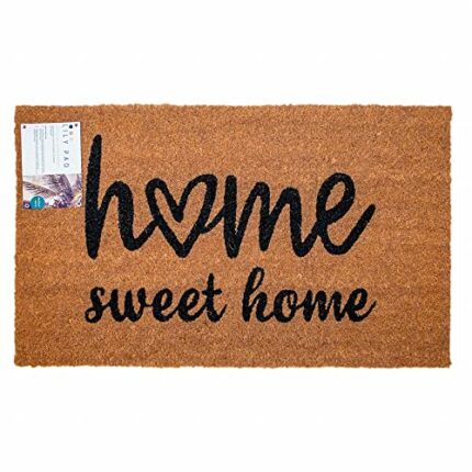 Large Coir Doormat 75 x 45 Home sweet home