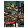Stylish Simplicity Industrial Retro Wine Glass Stylish Simplicity Rack Creative Display Storage Household Goblet Rack Adjustable Bar Floating Win