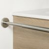 Tiger Boston Telescopic Towel Rail, Stainless Steel Brushed, 5 x 5 x 35 cm