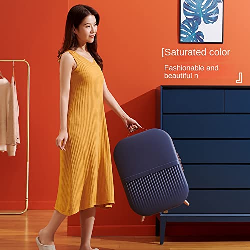 DISHENGZHEN Clothes Dryer Machine with Clothes Bag, 800W Electric Clothes Dryer, Large Capacity Compact Tumble Dryer, Hand Luggage Drying Pod Tra