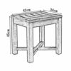 Bath Stools,Shower Stool Bathroom Waterproof Non-Slip Safetyng and Durable Comfort Bath Chair Footbath Change Shoes Stool Elderly/Handicapped/Pre