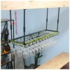 Vintage Ceiling Stylish Simplicity Wine Glass Holder Simple Creative Display Storage Bottle Holder Wine Glass Holder Height Adjustable Bar Floati