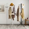 Wisdom Star Coat Racks Freestanding, 12 Hooks Coat Tree Used in the Bedroom Living Room Office, Coat Hanger Stand Coat Rack Stand Can be Hang Clo