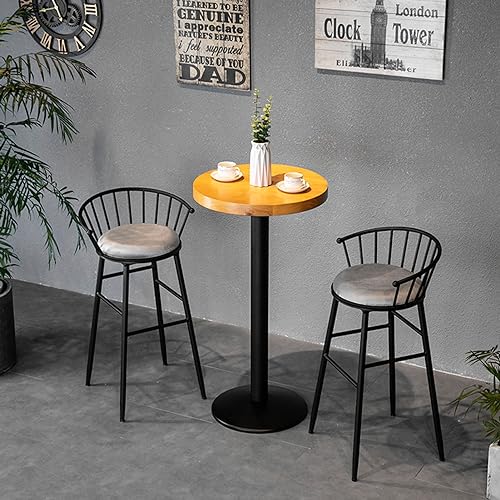 Bar Stools Set of 2, Velvet Bar Height Chairs with Back Upholstered Kitchen Counter Stools Modern Barstools for Breakfast Dining Room Living Room