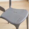 WALNUT Plastic Chairs For Kitchen Living Room Chair Meeting Negotiation Stool Commercial Place Furniture Tea Shop (Color : D, Size : Light Grey)