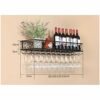 Stylish Simplicity Retro Stylish Simplicity Down Wine Rack Simple Creative Multi-Function Display Storage Wine Glass Holder Restaurant Kitchen Ba