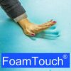 FoamTouch 6"x24"x24" Cool Gel Memory Foam Bench Cushion Replacement Medium Firm (Seat Replacement, Upholstery Sheet, Upholstery Foam, Mattress, S