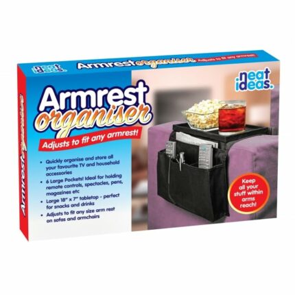 Armchair Caddy,Couch Caddy Arm Rest Organiser TV Remote Control Holder Sofa Tray Remote Caddy Chairs Sofa Couch Storage Arm Tidy Armrest Organize