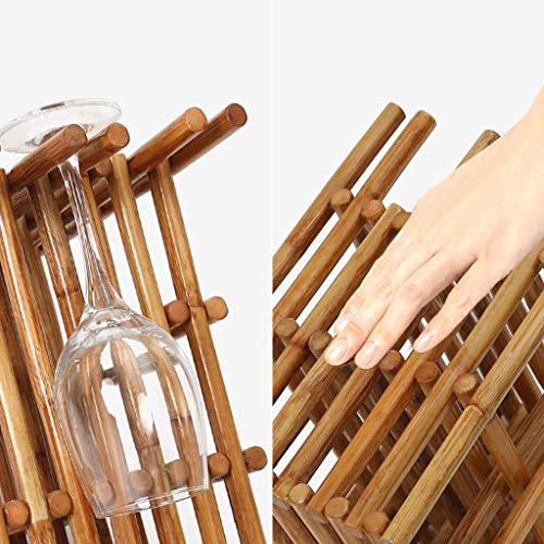 MGWYE Wine Rack Decoration Wine Bottle Rack Household Solid Wood Wine Rack Creative Living Room European Style Wine Rack