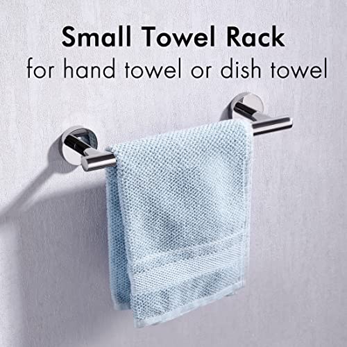 KES Towel Rail 30CM Hand Towel Holder, Bathroom Towel Bar Kitchen Dish Cloths Hanger SUS304 Stainless Steel Polished Steel Wall Mounted, A2000S30