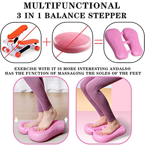 Mini Air Stepper Fitness Stair Stepper Household Inflatable Balance Trainer Multi Function Balance Stepper for Gym Office Home