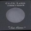 Compact Mirror in a Celtic Swirls Design (Purple)