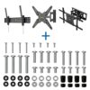 Universal TV Mounting Kit, Forging Mount TV Mounting Accessories, Contains Screws and TV Spacers M4 M6 M8, Compatible with Most TV Wall Mount/Mon