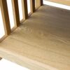 Vida Designs Ashton 1 drawer Lamp Table, Bedroom Furniture, Oak Wax Finished