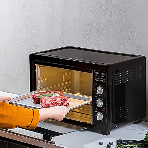 JJINPIXIU 38L Large-capacity Electric Oven, Multifunctional Desktop Cooking And Baking Portable Oven, Timing Temperature Control, Grilling, Toast