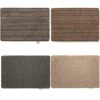50cm x 75cm HUG RUG (charcoal design) machine washable doormat dirt trapper absorber door mat