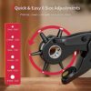 XOOL Leather Hole Punch Plier, Heavy Duty Rotatable Belt Hole Puncher with 6 Different Sizes Used for Belt, Watch Belt, Belt, Shoes, Purses, Clot