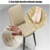 dining chair Kitchen Dining Room Furniture Chairs Living Dining Chairs Set Of 6 Kitchen Chairs with PU Cushion Seat Back Modern Mid Century Livin