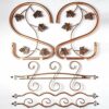 EYLINK Wine Racks,Wine Bottle Rack，Geometric Metal Wine Holder Free Standing Iron Art Wine Glass Racks for Bar Cabinet Pantry Kitchen Display Rac