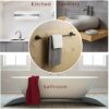 BESy Adjustable 37.2 to 69.6 CM Single Towel Rail for Bathroom SUS304 Stainless Steel Towel Bar, Wall Mounted with Screws Towel Holder Rod Hotel