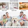 GEOCANG Armchair cover, non-slip armchair, sofa armrest protector, for furniture protector,Set of 4(Beige)