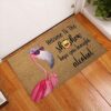 Agriism Door Mat Indoor Entrance Porch Welcome Funny Non Slip Rugs To Knock Aand Get The German Shepherds Involved Doormat Home Decor Home Decor