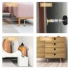 DFsucces Adjustable Threaded Bed Frame Anti-Shake Tool Support for Room Wall,Headboards Prevent Anti-Shake Fixer,Easy Install (30-112mm,2 Pcs)