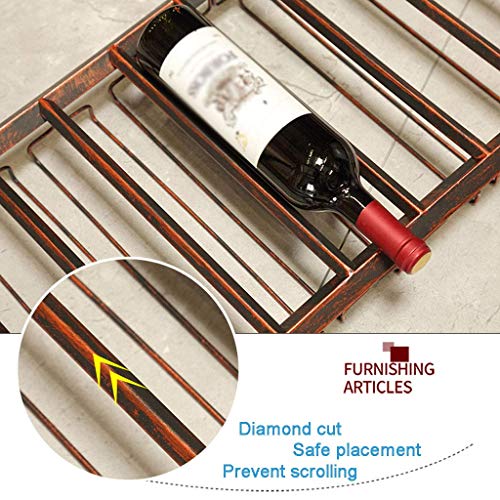 OUSIKA Wine Racks,Ceiling with Metal Frame, Wine Glass Rack Shelf, Red Wine Bottle Glass Holder,100Cm, Wine Storage Display Shelf