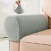 Arm Caps for Sofa,Armrest Covers,Polyester Armchair Arm Covers Stretch Sofa Arm Caps Armrest Covers for Chairs Furniture Protector Set Fits Squar