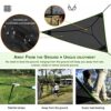 Triangle Hammock, Multi Person Portable Hammock, Outdoor Camping Aerial Hammock 3 Point, 2-3 Person Design, for Travel Backyard Garden Camping (2