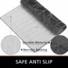 7VSTOHS Door Mats Indoor Outdoor 50x80cm, Dirt Trapper Non Slip Outdoor Mats, Absorbent Washable Doormats for Front Back Door Outside and Inside,