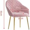 dining chair Business Dining Chairs Set Office Reception Chairs Dining Chair Set of 4 Lovely Bedroom Flannel Fabric Makeup Chair Wrought Iron Fee