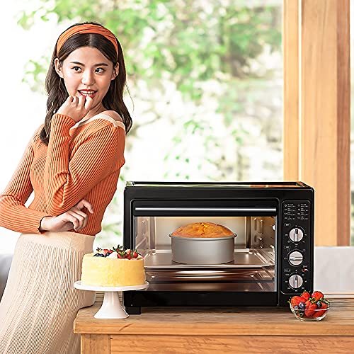 JJINPIXIU 38L Large-capacity Electric Oven, Multifunctional Desktop Cooking And Baking Portable Oven, Timing Temperature Control, Grilling, Toast