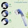 Upgraded 3 Mode Ionic Shower Head, LYSLEDa Handheld Water Saving Filtration Shower Head- Removing Chlorine, Heavy Metals and Softening Shower Wat