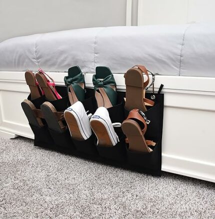 ARTOS RV Shoe Storage for Bedside RV Storage Pockets Over Bed Hanging Shoe Organizer with Large Wide Pockets