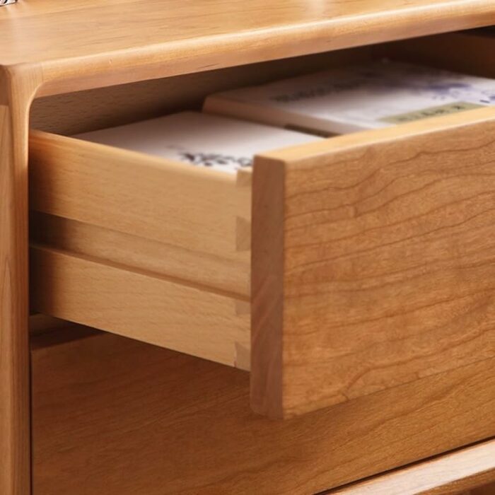 WALNUT Bedside Cabinet Bedroom Bedside Cabinet Corner Table Furniture Bedroom Bedside Cabinet Large Storage Space