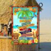Artsy Woodsy Tiki Bar Rules Garden Flag 12x18" 30x40" Hawaii Aloha Tropical Luau Party Decorations, Summer Decor, Outdoor Beach Bar Pub Porch Pat