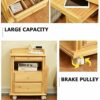 CZDYUF Multifunctional storage lock for bedside table, bedroom, bedside table, left and right side, can be adjusted, Wood