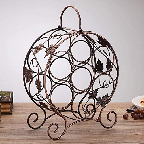 CZDYUF Creative Wine Racks, Multi-bottle Wine Bottle Racks, Iron Ornaments for Wine Racks