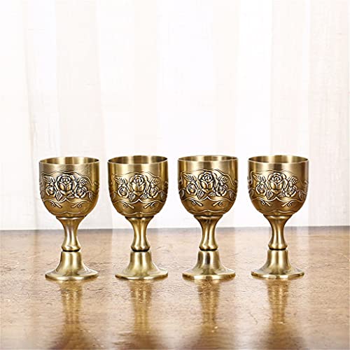 CHUNYU Metal Bronze Wine Set European Vintage Home Wine Cabinet Decoration Wine Pot