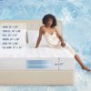 Sunflower Cooling Quilted Twin XL Mattress Protector, Mattress Pad Twinxl Chill Soft, College Dorm Twinxl Mattress Cover Waterproof, 18-22" Extra
