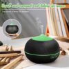 Essential Oil Diffusers Humidifier for Home: 400ml Aromatherapy Air Diffuser - Ultrasonic Aroma Vaporizer with Colours LED Light for Large Room -