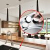 1pcs Stainless Steel Sink Tap Hole Cover Kitchen Faucet Hole Cover,Bathroom Faucet Hole Cover,Shower Plughole Cover Bathroom Push Drain Stopper P