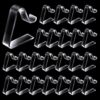 Yeesabella 8PCS Tablecloth Clips Picnic Table Cloth Holder Indoor Table Cover Clamps for Home Garden Wedding Party Clear Plastic