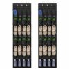 ZEONHEI 2 Pack Over the Door Shoe Organiser, 24 Mesh Pockets Shoe Organiser, Hanging Shoe Storage Holder Rack with 3 Over Door Hooks, Black