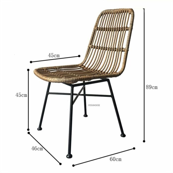 LIRUXUN Wood Dinning Chair Back Office Kitchen Dining Chairs Room Comfortable Home Furniture