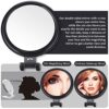 Magnifying Mirror 20x / 1x Two Sided, Double Sided Magnifying Mirror with Stand, Magnified Hand Mirror for Makeup, Blackhead/Comedone Removal (6i
