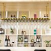 SUCHETA European Wine Rack Iron Hanging Wine Rack Upside Down Wine Glass Holder Simple And Stylish Used In Restaurants, Bars, Homes, Etc. Home De