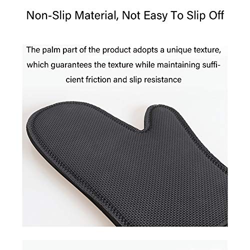 ALREMO HUANGXING - Oven Gloves, Diving Material Heat Resistant to 446 °F Oven Mitts, Unique Shape, for Cooking, Baking, Barbebue Potholder, Non-S