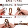 2Pcs Tree Swing Rope Length Adjustable Hanging Kit, Nylon Hammock Chair Strap Indoor Outdoor Swing Attachment (Max load 700lbs)